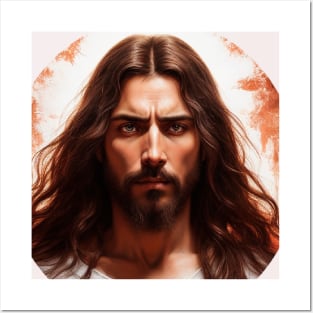 The holy face of Jesus Christ son of the living God Posters and Art